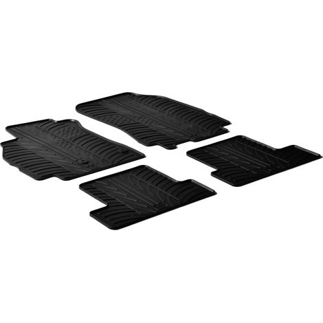 Set tappeti su misura in gomma - compatibile per Renault Megane III 5p (11/0812/15) - Renault Megane III Coupé (03/0912/15)