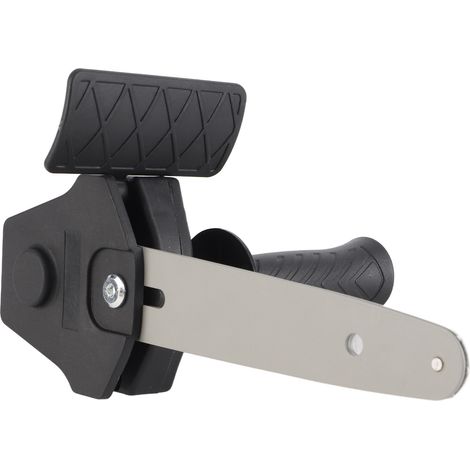 Outil de modification pour tronçonneuse électrique : adaptateur perceuse électrique vers tronçonneuse avec clé et chaîne pour la coupe du bois (15 cm). (1/5)