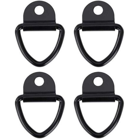 4pcs Heavy Duty Stainless Steel Tie Down Hook for Trailers, Trucks and Warehouses (1/4)