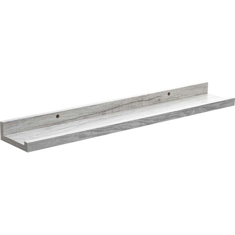 Etagère murale coloris chêne gris