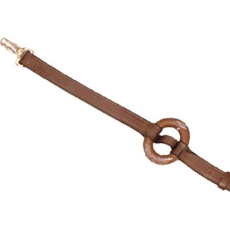Braun 04 - Tattini feste Schabracken aus Leder mit Gummiringen