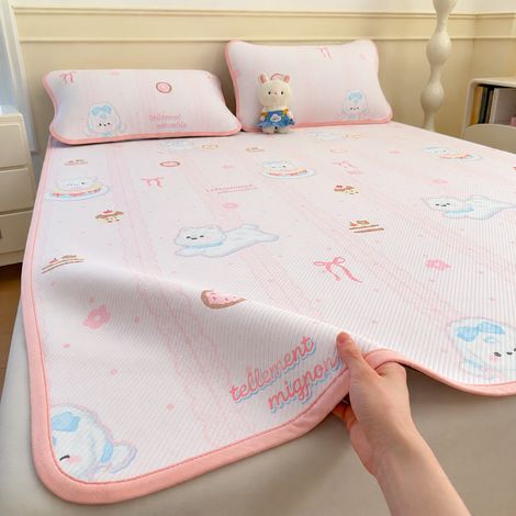 Ensemble natte de lit rafraîchissante 150x200 cm avec 2 taies d'oreiller motif chiot 150cm 200cm réf 0968 2 kg – Livraison gratuite