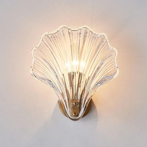 Kcvv – Applique murale en cristal – Base en verre – Taille 30x5x22 cm – Puissance 40W – Pour intérieur élégant et moderne