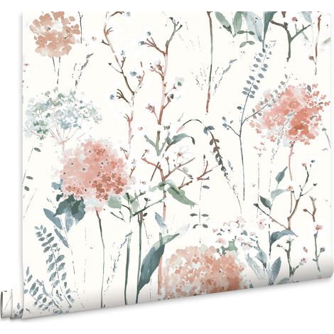 Laura Ashley PALLINGTON Rosa Vliestapete 10mx52cm (1/5)