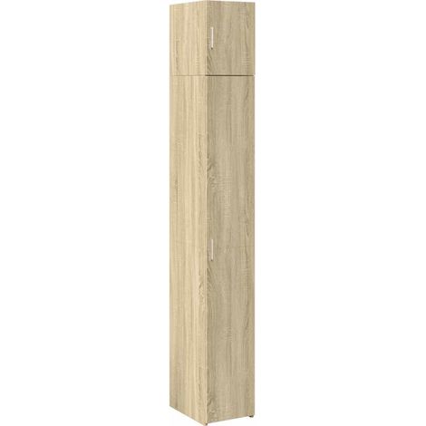 Maison Exclusive - Mobile Sottile Rovere Sonoma 30x42,5x225 cm in Truciolato