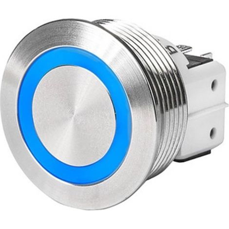 [NEUWERTIG] B-Ware Schurter Drucktaster 3 A tastend blau Ø 22 mm IP40 1 Wechsler 1 Stück (1/2)