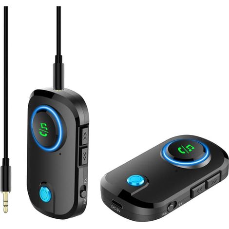 Émetteur/récepteur Bluetooth sans fil mains libres AUX (1/5)