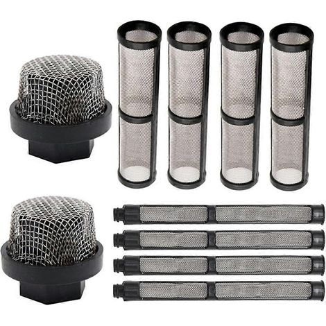 Ensemble de 3 filtres pour pulvérisateur sans air, filtre pour tuyau d'aspiration (1/5)