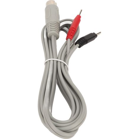 Câble d'électrodes de 2 mètres pour appareil de massage, prise 5P, fil de cuivre, rouge et noir. (1/5)