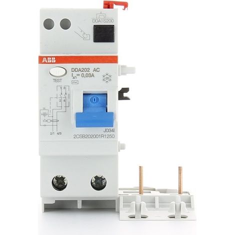 Blocco Differenziale 2 Poli Tipo AC 25A 30mA ABB B427911