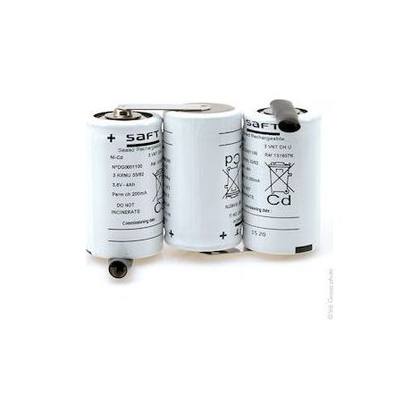 3,6 V 4 Ah Notbeleuchtungsbatterie – Nickel-Cadmium – Kompatibel mit den Modellen 781881, 326590 – MGN7432 (1/5)