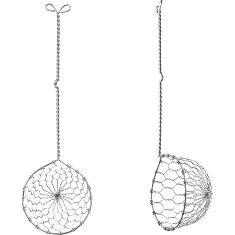 Set of 4 Stainless Steel Fondue Strainers, Perfect Fondue Accessories for Cooking Vegetables, Fish Meat