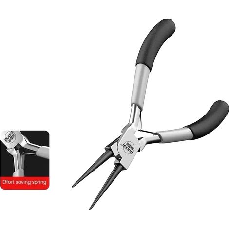 Alicates multifuncionales, acero al carbono, mango ergonómico, alicates para anillos de retención-1 (1/2)