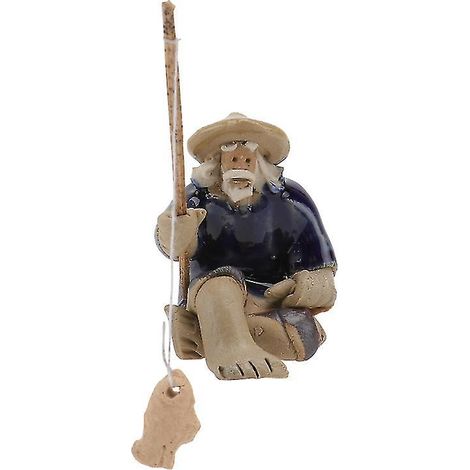 1 Stück dekorative Fischerfigur