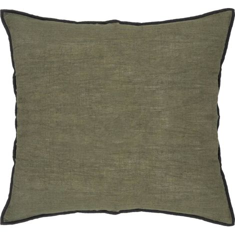 Sitzkissen Linah Baumwolle - khakigrün - 45x45 cm