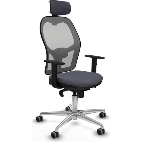 Piqueras y Crespo Jorquera chaise de bureau gris foncé (1/3)
