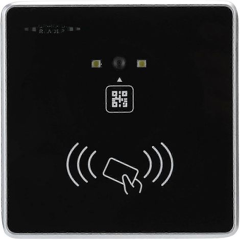 Lecteur de cartes d'accès RFID à code-barres 2D QR, prenant en charge plusieurs interfaces, notamment Wiegand, TTL, RS232 et RS485, et prenant en charge les cartes d'identité. (1/5)