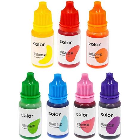 Farben, 10 ml Epoxidharz-Pigment, flüssiger Farbstoff, Farbtinte, Diffusion, DIY, handgemachte Seife, Duftkerzenfärbung