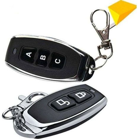 Télécommande radio 2 canaux, 1 récepteur + 3 émetteurs pour porte de garage tubulaire, kit radio, commande moteur treuil Femeo (1/4)