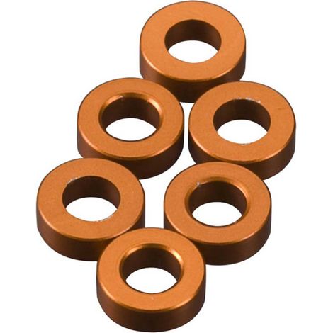 Spacer 2x6mm Orange (6)