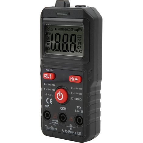 UA20 Mini-Handmultimeter, intelligenter Spannungs-, Strom- und Widerstandsmesser für Elektriker, 10 A, 600 V (1/5)