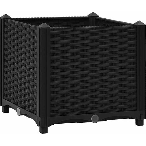 vidaXL Jardinera elevada 40x40x38 cm Polipropileno (1/2)