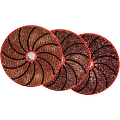 Disque de ponçage pour meuleuse d'angle, idéal pour le ponçage de carrelage et la finition céramique, grain 50. (1/3)