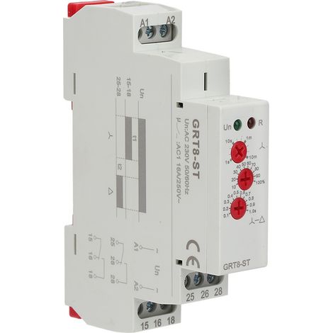 Sanftanlaufgerät GRT8-ST mit Delta-Zeitverzögerung, 12 V  240 V AC/DC