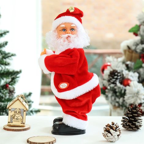 Santa Claus - Chantant et Dansant avec Mouvement des Hanches - Décoration Musicale de Noël - 2 Pièces (1/5)