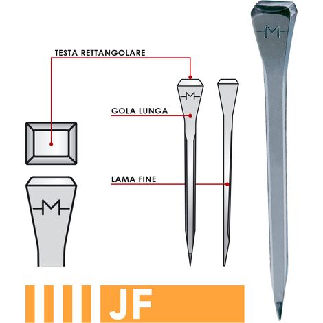 JF1 50 mm - à partir de 500 pcs: Mondial clous pour chevaux de sport et de randonnée modèle français JF