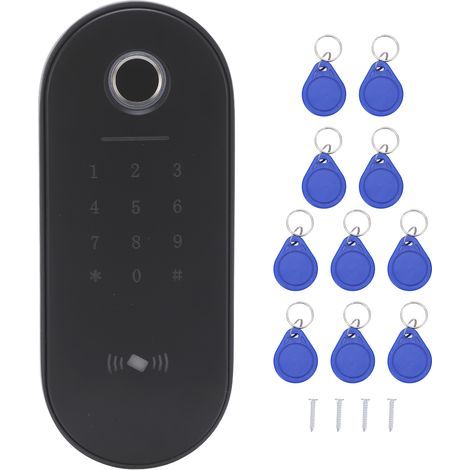 Wasserdichtes Zutrittskontrollsystem, Fingerabdruckpasswort, 13,56-MHz-IC-Kartenleser für Büro- und Heimgebrauch (1/5)