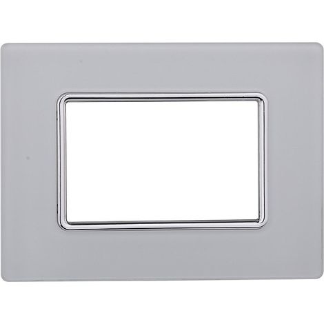 Ettroit Serie Solar Placca in Vetro 503 3P Moduli Bianca Compatibile Matix MT84301 (1/5)
