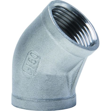 Winkel 45 Grad, 2" IG Edelstahl 120 (1/2)