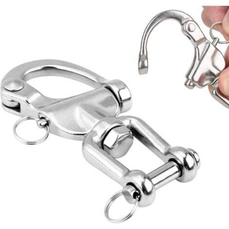 2 ganchos de techo de acero inoxidable 304 con capacidad de 900 kg, kit de suspensión para silla colgante, lámpara colgante, hamaca, saco de boxeo, entrenador de eslinga (1/5)