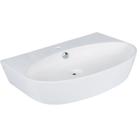 Primaster Waschbecken Keramik Amara 60 x 45 cm weiß