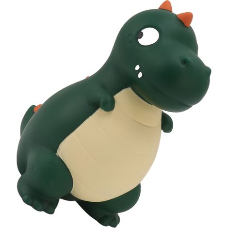 Tirelire dinosaure en forme de cochon, mignonne et résistante aux chutes, idéale pour décorer un bureau ou comme cadeau pour garçons et filles. Petite tirelire verte. (1/5)