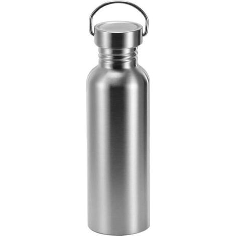 Borraccia sportiva in acciaio inox da 750 ml, ideale per lo sport e come borraccia in acciaio. (1/4)