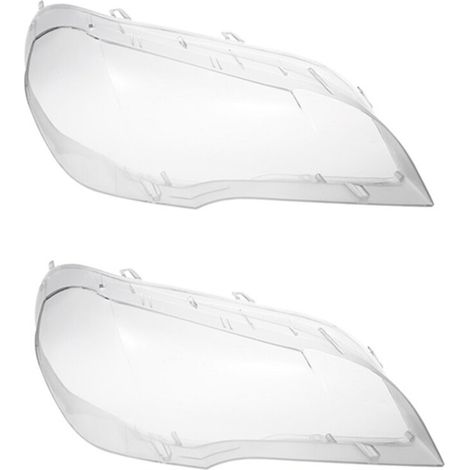 cubiertas transparentes para la lente del faro delantero del coche X5 E70 2008-2013 (lado derecho) (1/2)