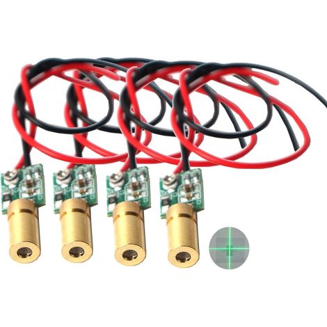 Module laser ligne verte module laser industriel mise au point réglable 6mm (1/4)