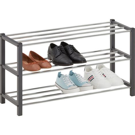Etagère à chaussures DUBLIN Gris (1/4)