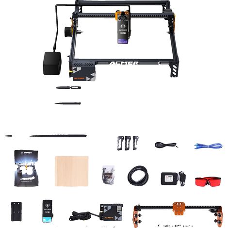 Macchina da taglio CNC, alta velocità, compatibile con vari materiali, P1 S Por, spina UE, 36W (1/2)