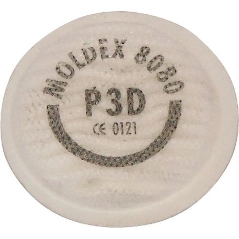 FILTRE À PARTICULES P3RD 5000/8000 - LOT DE 8 - MOLDEX - 808001