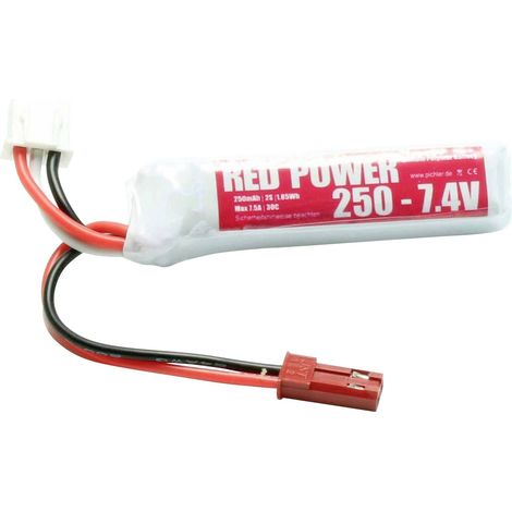 Red Power Pack de batterie (LiPo) 7.4 V 250 mAh Softcase JST Y204063