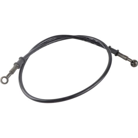 Flexible Tuyau de Frein Hydraulique 110cm Raccords Banjo 10mm Caoutchouc Universel pour Scooter Quad Karting Moto Cross (1/5)