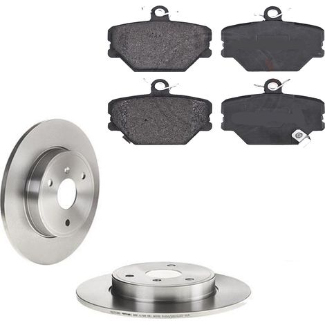 KIT FRENI ANTERIORI compatibile con SMART FORTWO COUPE' (451) - DISCHI + PASTIGLIE OEM: P 50 038 / 17789 /SOSTITUZIONE DIRETTA/BASSA POLVERE/SILENZIOSO (1/5)