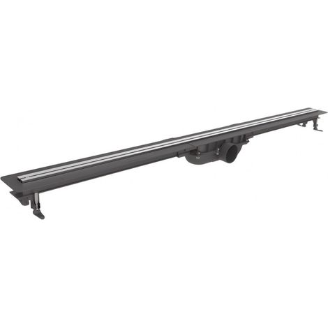 Extra-flacher Duschkanal Panama, einstellbar von 400 bis 1200 mm, mit enthaltenem Dichtband