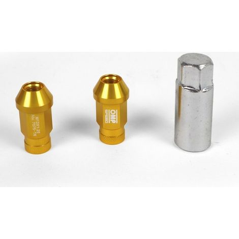 Set Tuercas OMP 7075 Amarillo 20 uds M14 x 1,25 (1/3)