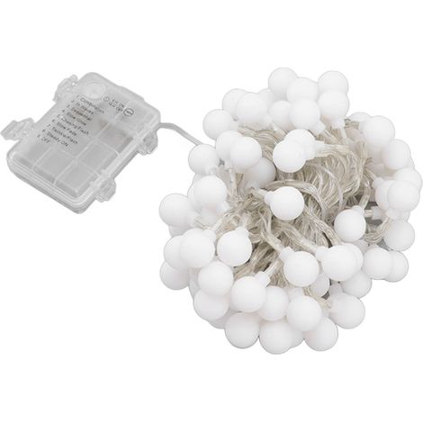 Wasserdichte Lichterketten für den Außenbereich, warmweiße Kugellampen, Hängeleuchten für Terrasse, Garten, Party, Hochzeit (1/5)