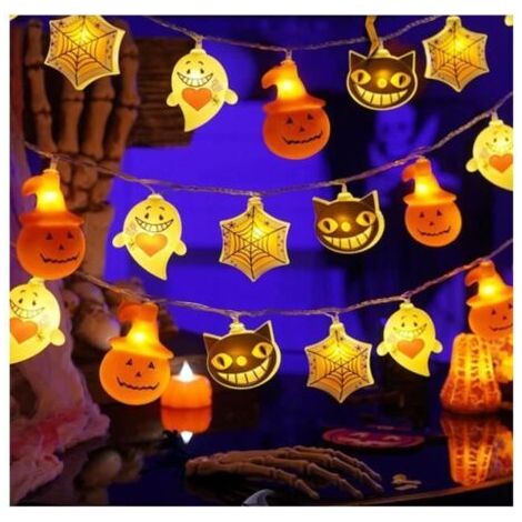 Halloween-Lichterkette – 20 mehrfarbige LEDs – 3 Meter – IP65 wasserdicht (1/5)