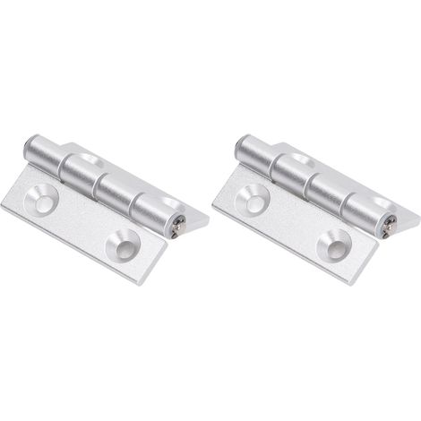 charnières en aluminium pliables à ouverture plate avec douille en résine épaisse pour portes et outils de menuiserie (1/5)